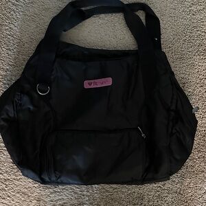 Black and Purple Women's Gym bag.